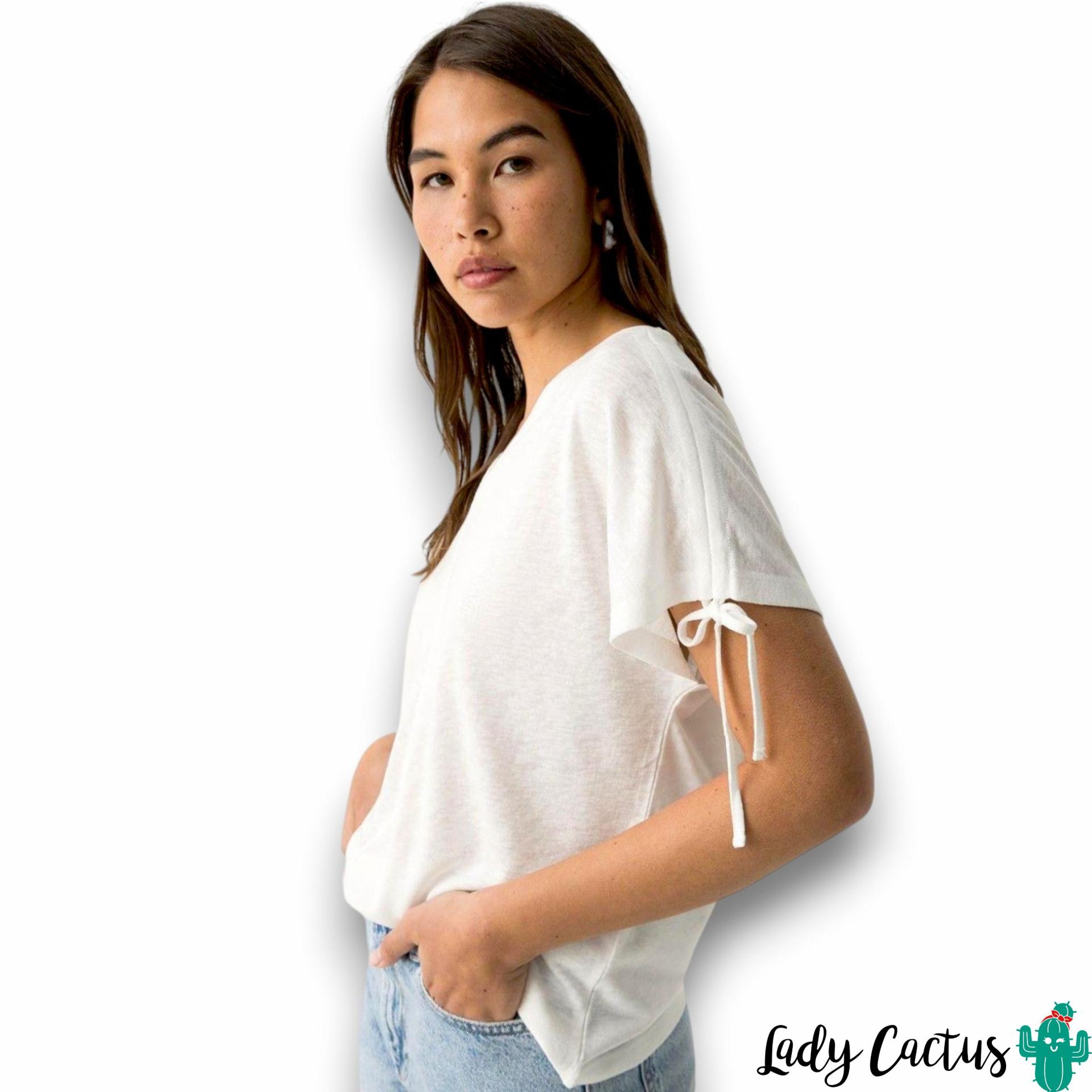 Camiseta con ajuste flojito y tejido suave de viscosa