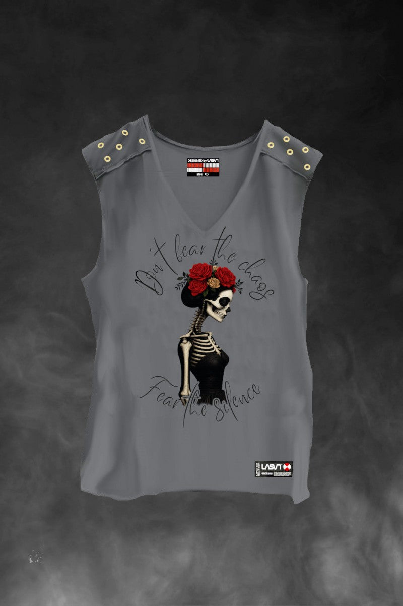 Camiseta Chaos de LASAL exclusiva disponible en Lady Cactus