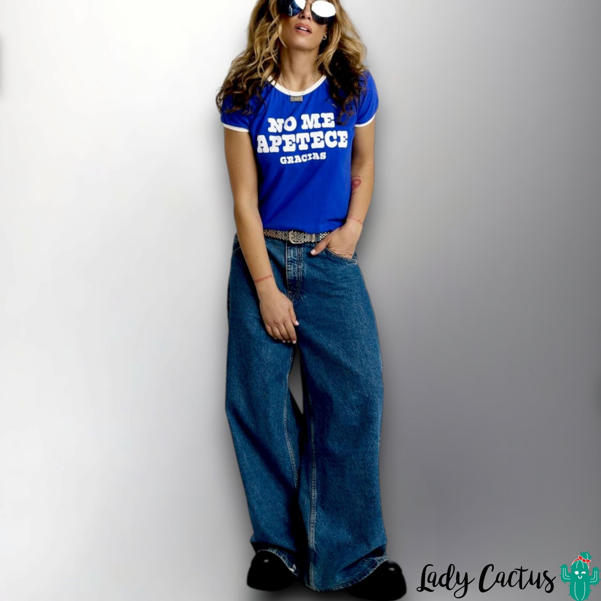 Camiseta Chica No Me Apetece en algodón suave de Aire Retro para comodidad urbana