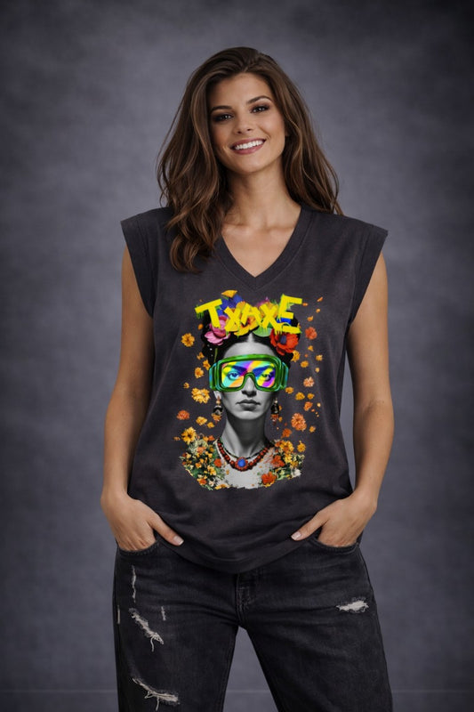 Camiseta Fxaxe gris oscuro de LASAL