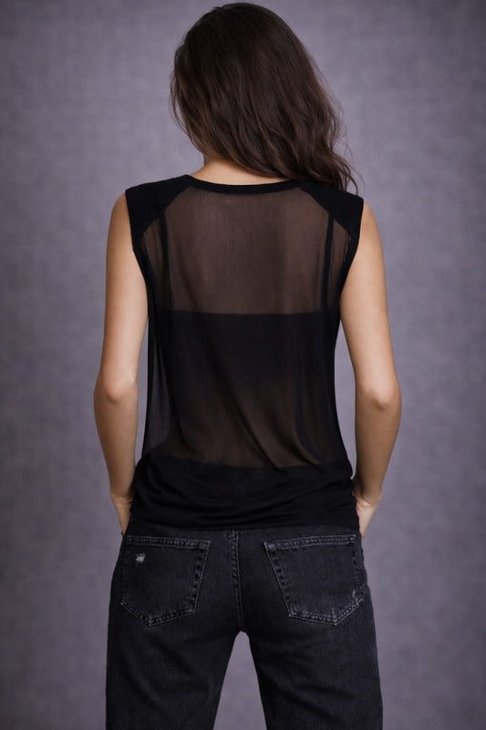 Camiseta Tinta negra de LASAL