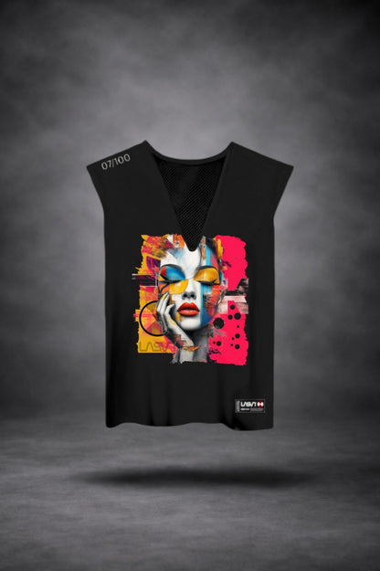 Camiseta Tinta negra de LASAL