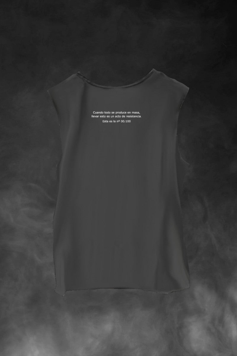 Camiseta Welcome gris oscuro de LASAL