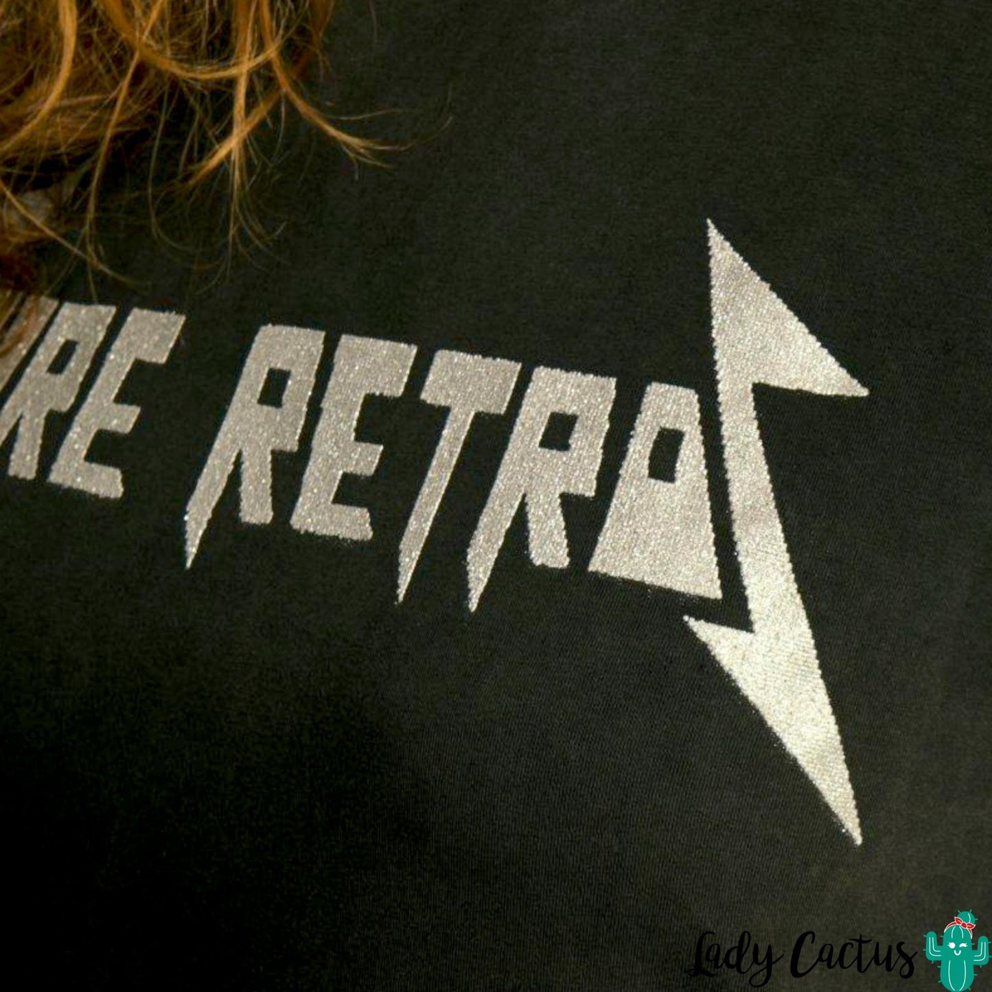 Camiseta Flecos con efecto desgastado gris de Aire Retro para originalidad bohemia