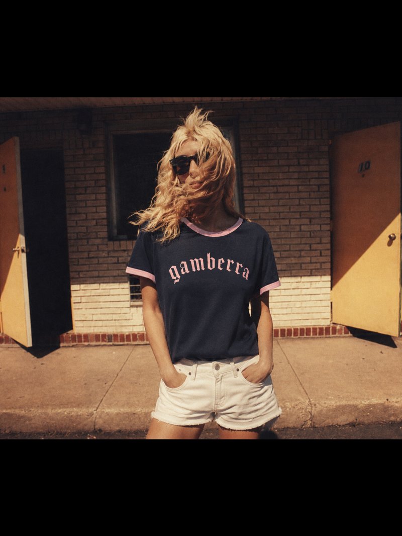 Camiseta "Gamberra" azul de Aire Retro