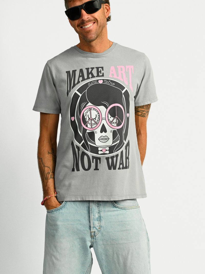 Camiseta "Make Art" de Aire Retro