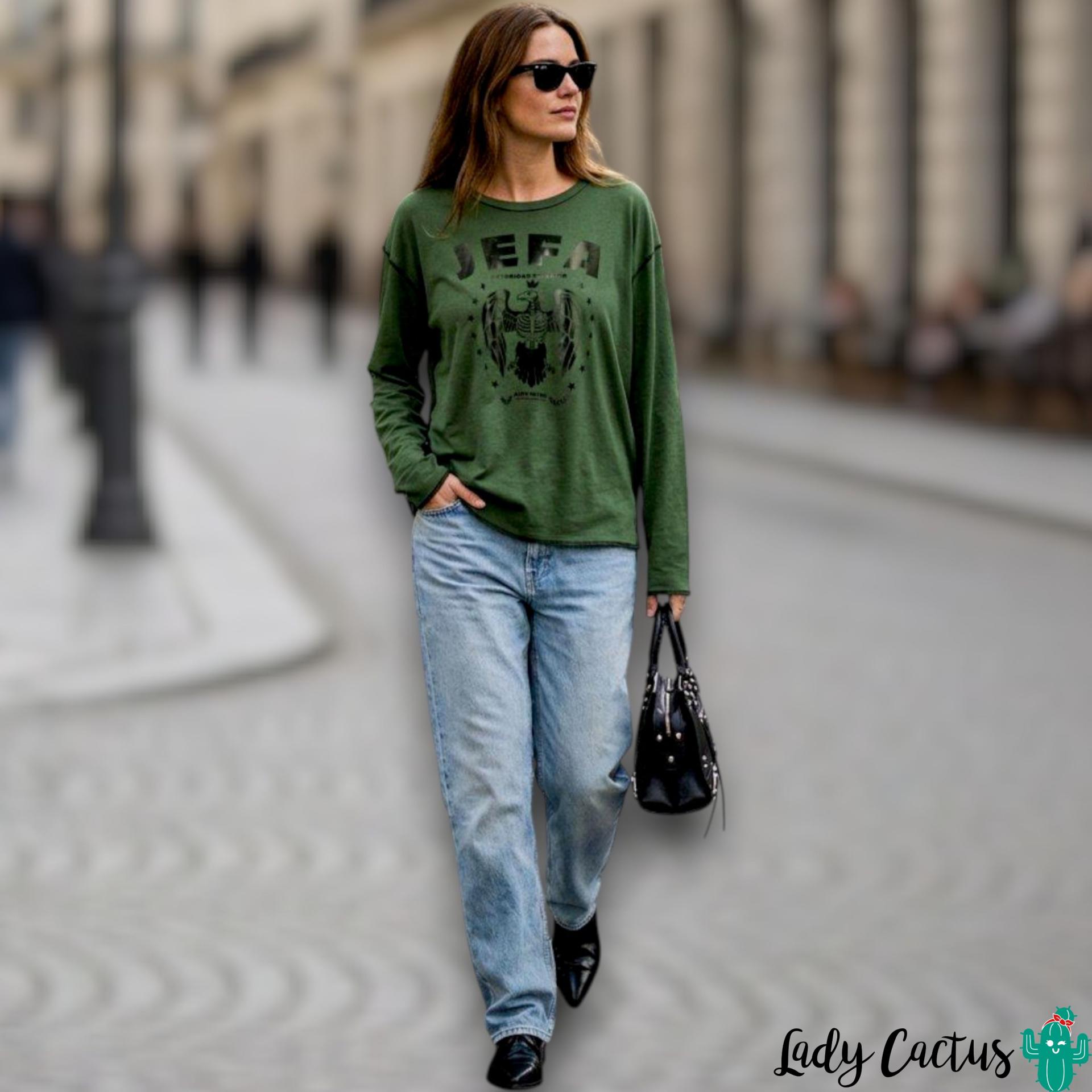 Camiseta para expresiones personales en ropa de mujer