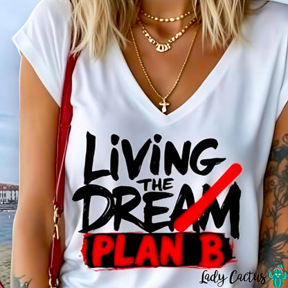 Camiseta over Plan B con cortes en vivo mangas de Noc The Brand para aire casual único