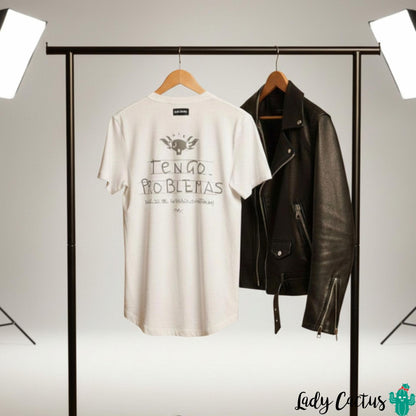 Textura de algodón de la nueva camiseta de Aire Retro "problemas"