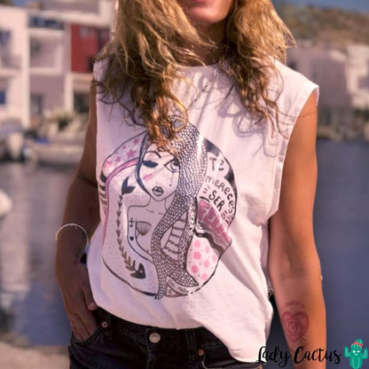 Camiseta Te Mereces Ser Feliz con mensaje foil de Aire Retro para brillo emocional