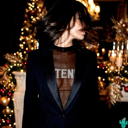 Camiseta Tul Intensa para looks urbanos seductores de Aire Retro