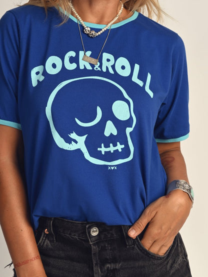 Camiseta "Rock and Roll" de Aire Retro