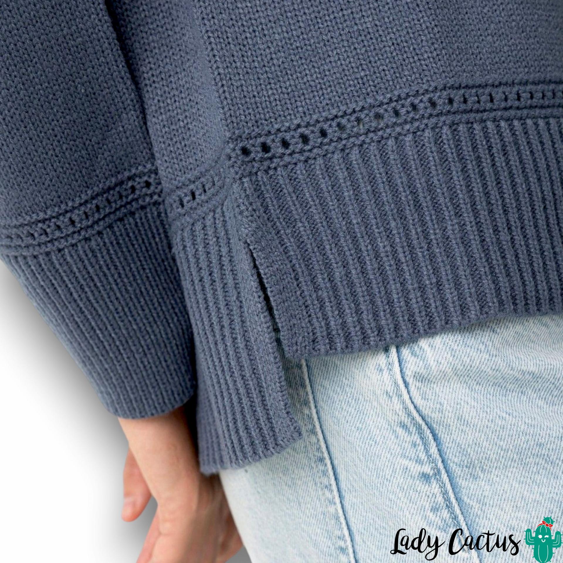 Camisola en tejido acrílico suave y resistente para uso diario