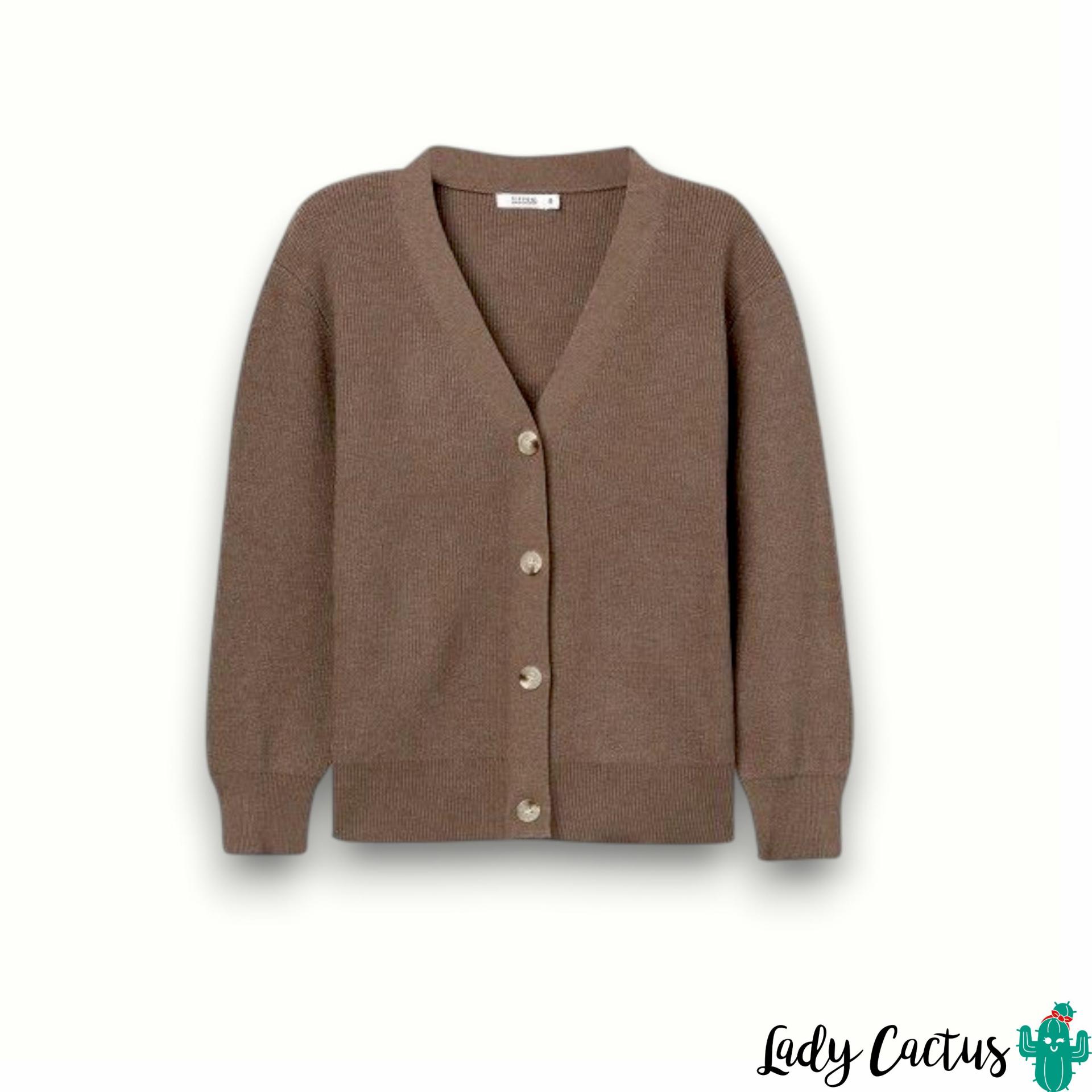 Cárdigan Mix Match de Tiffosi con escote en V