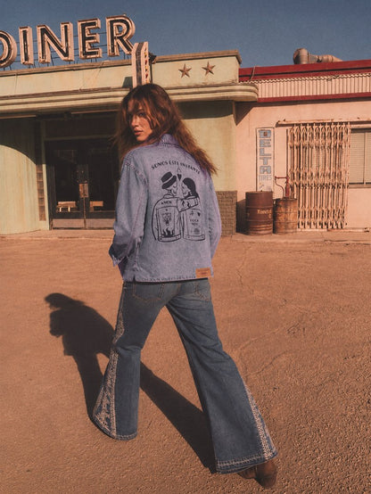 Chaqueta denim "Instante" de Aire Retro