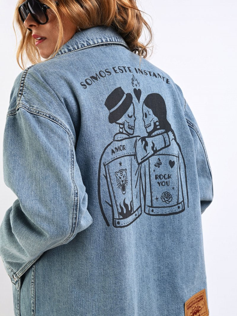 Chaqueta denim "Instante" de Aire Retro
