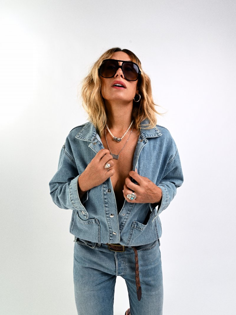 Chaqueta denim "Instante" de Aire Retro