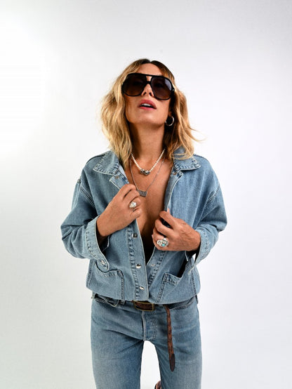 Chaqueta denim "Instante" de Aire Retro