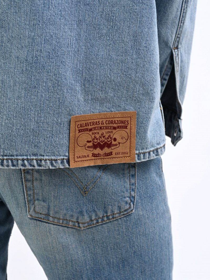 Chaqueta denim "Instante" de Aire Retro