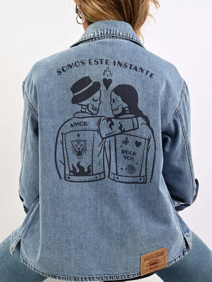 Chaqueta denim "Instante" de Aire Retro