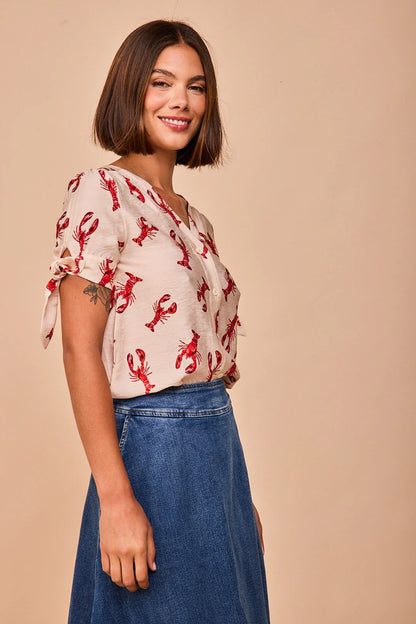 Camisa Ogrove Rojo Cangrejo de Smile Vestidor