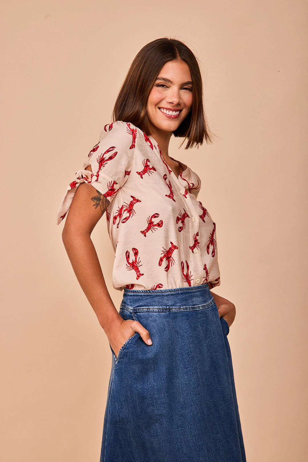 Camisa Ogrove Rojo Cangrejo de Smile Vestidor