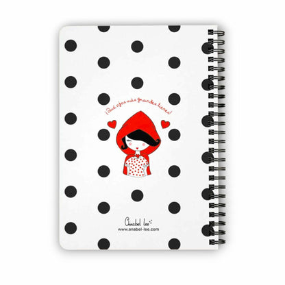 Cuaderno Caperucita Blanco en moda papelería con alma Anabel Lee en Lady Cactus