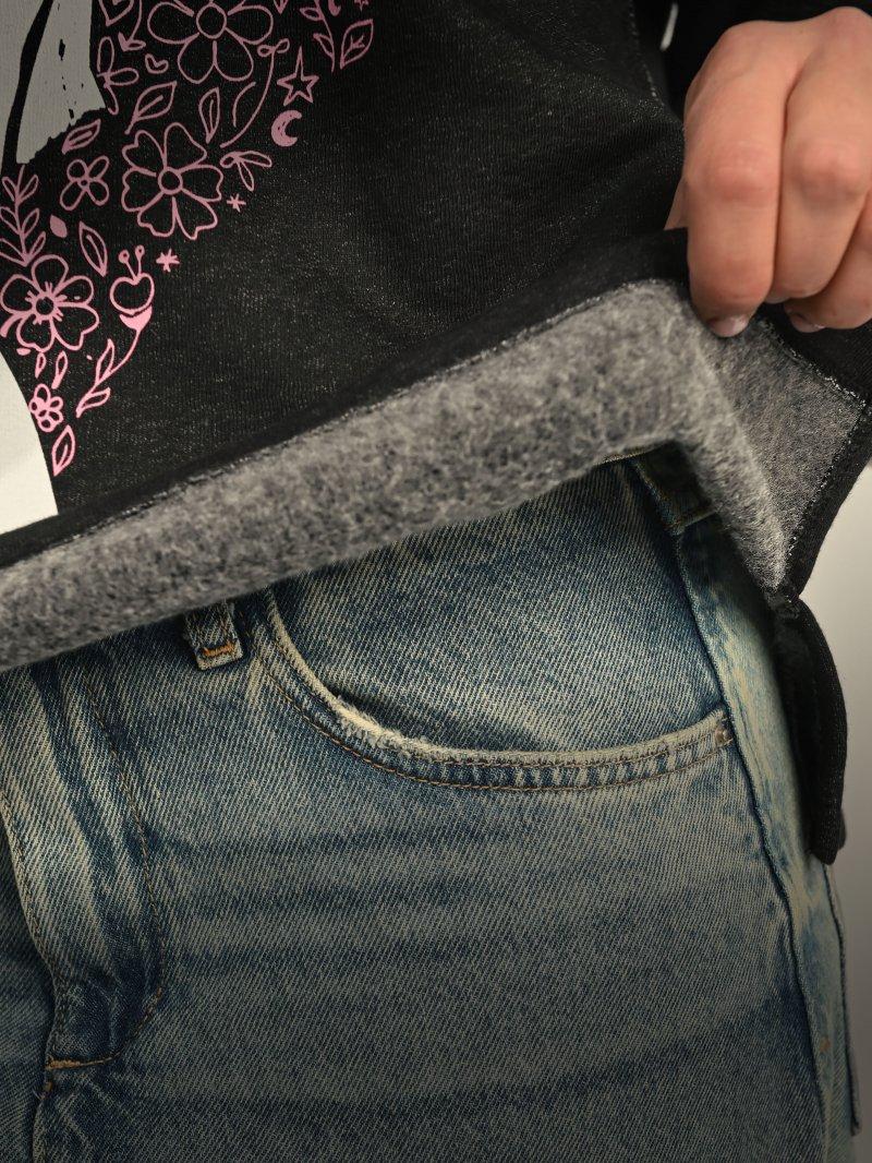 Interior de felpa suave de la sudadera Mi sitio favorito