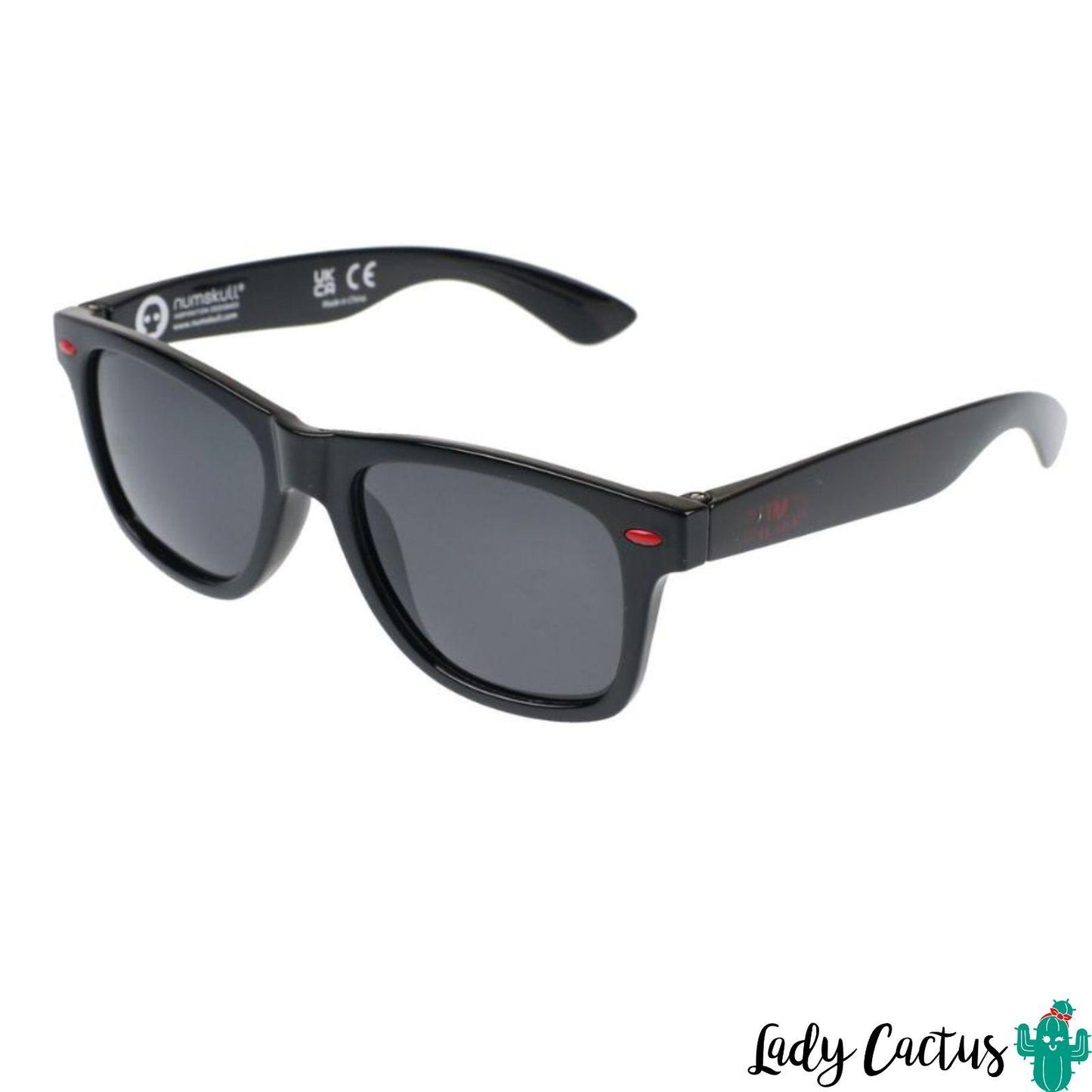 Gafas unisex negras mate de Batman para looks heroicos y originales