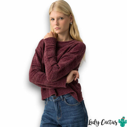 Jersey Policena de Tiffosi en rayas color higo