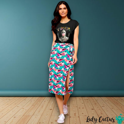 Falda Kimmel de Minueto en Lady Cactus con estampado estrellas juvenil y modernidad urbana