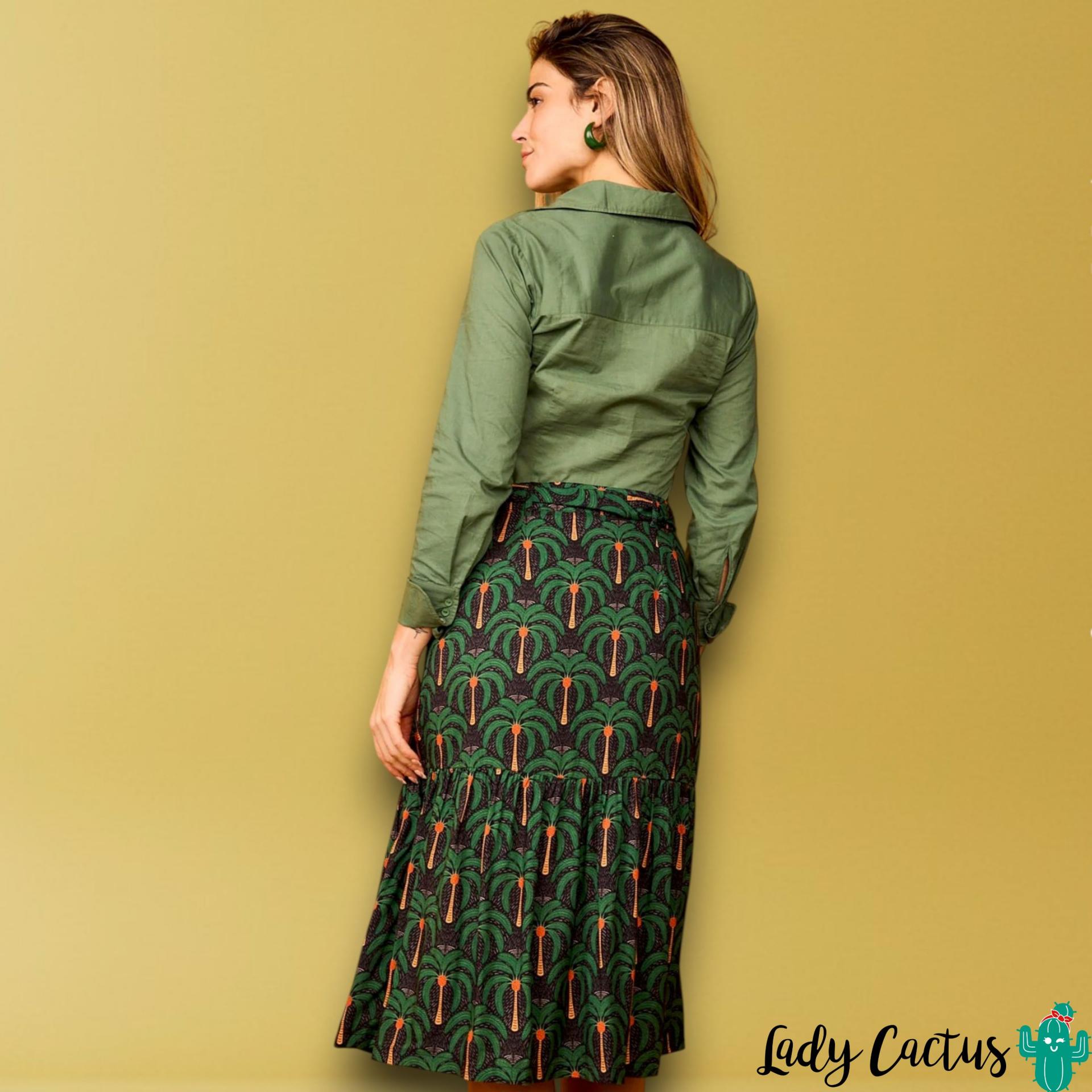 Falda Piña negra con diseño original exclusivo de Smile en Lady Cactus