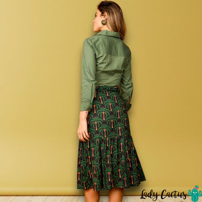 Falda Piña negra para looks urbanos creativos de Smile