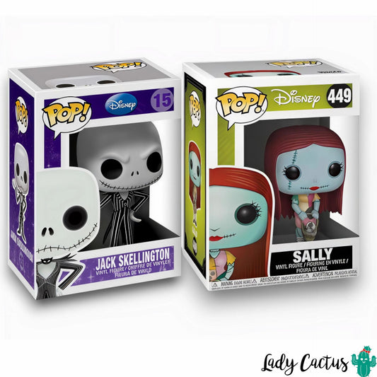 Pack Funko Pop Disney Pesadilla Antes Navidad Jack y Sally