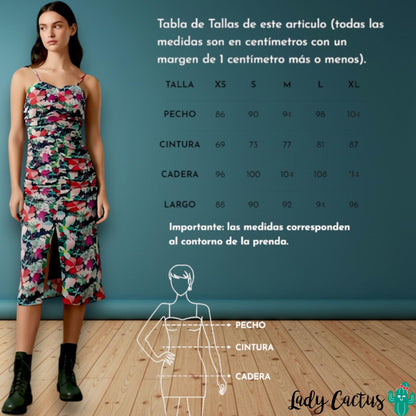 Guía de tallas del Vestido Danae de Minueto