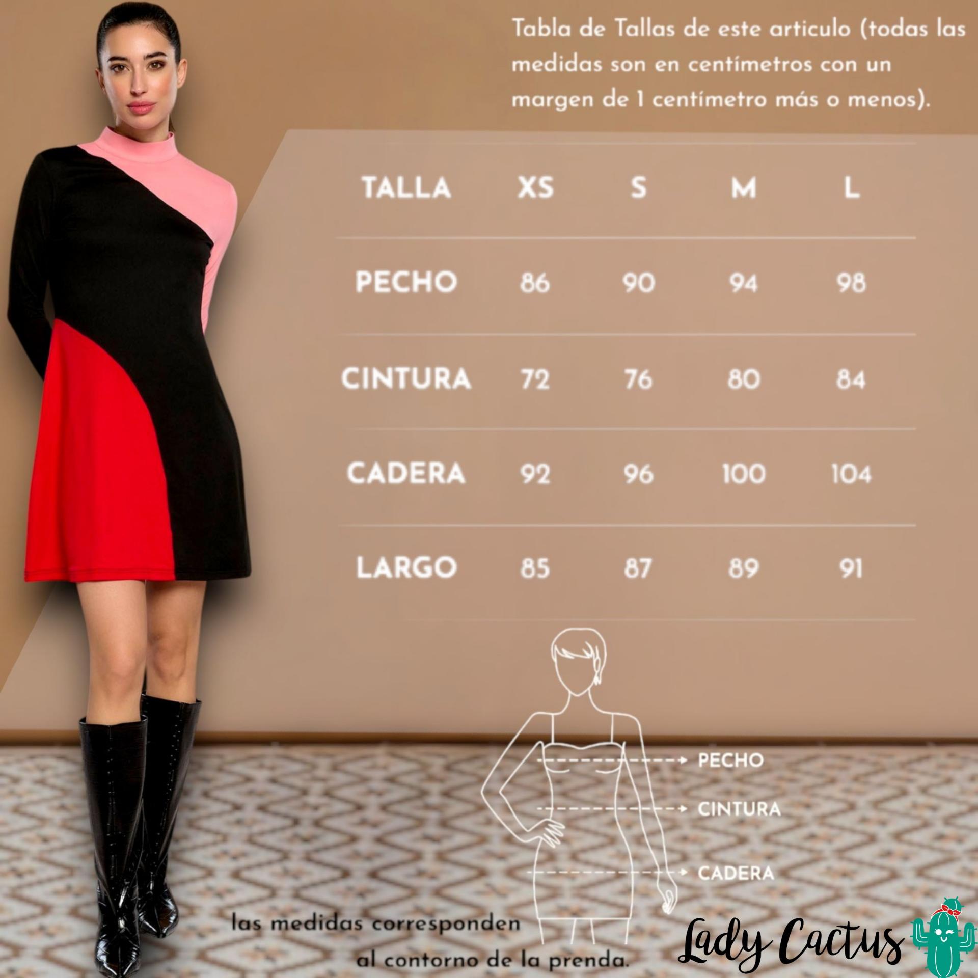 Guía de tallas del Vestido Tina de Minueto