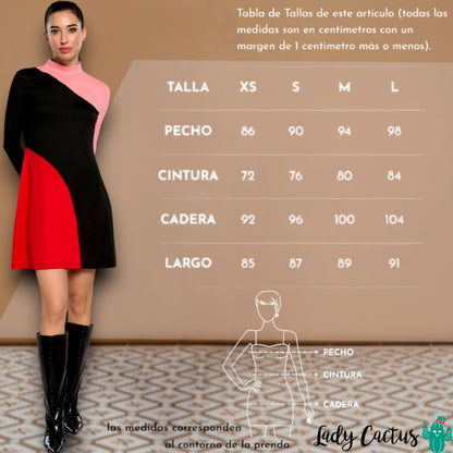 Guía de tallas del Vestido Tina de Minueto