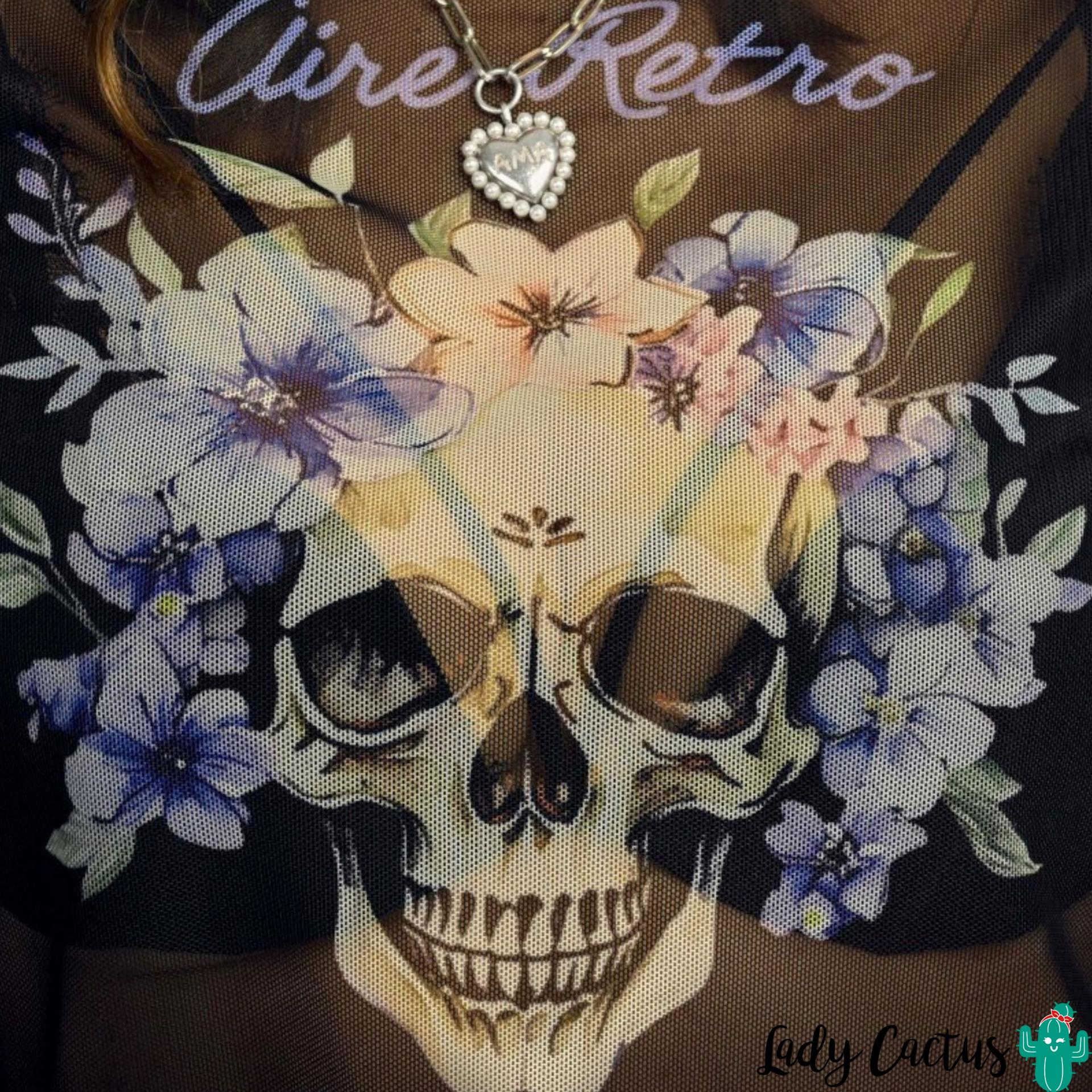 Ilustración de la Camiseta Tul Lady Violet de Aire Retro