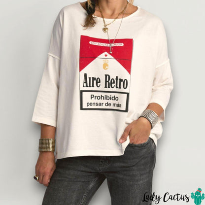 Jersey Adicta al Amor en moda urbana con alma Aire Retro en Lady Cactus
