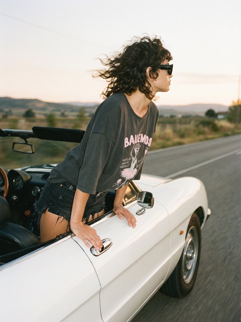 Jersey con efecto desteñido vintage de Aire Retro.
