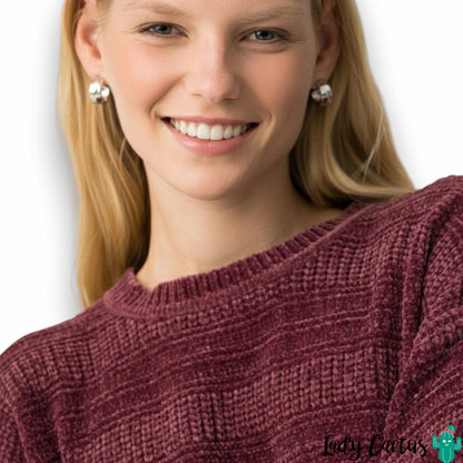 Jersey Policena de Tiffosi en rayas color higo