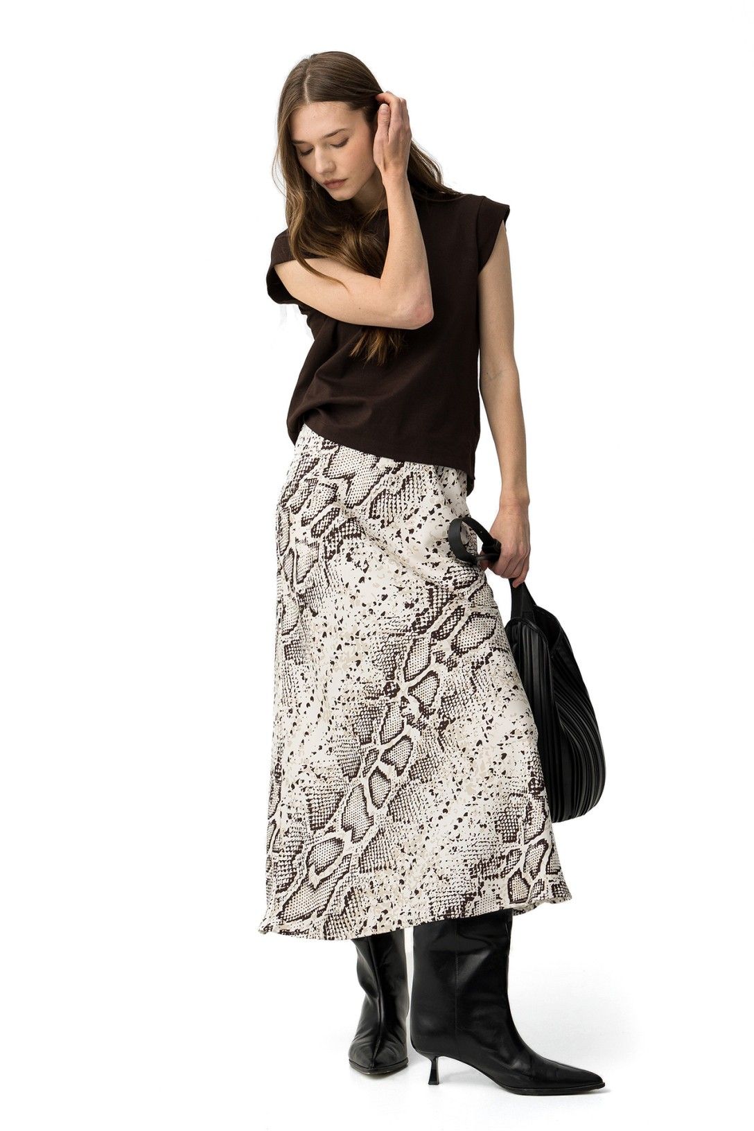 Falda Kansas print de Tiffosi