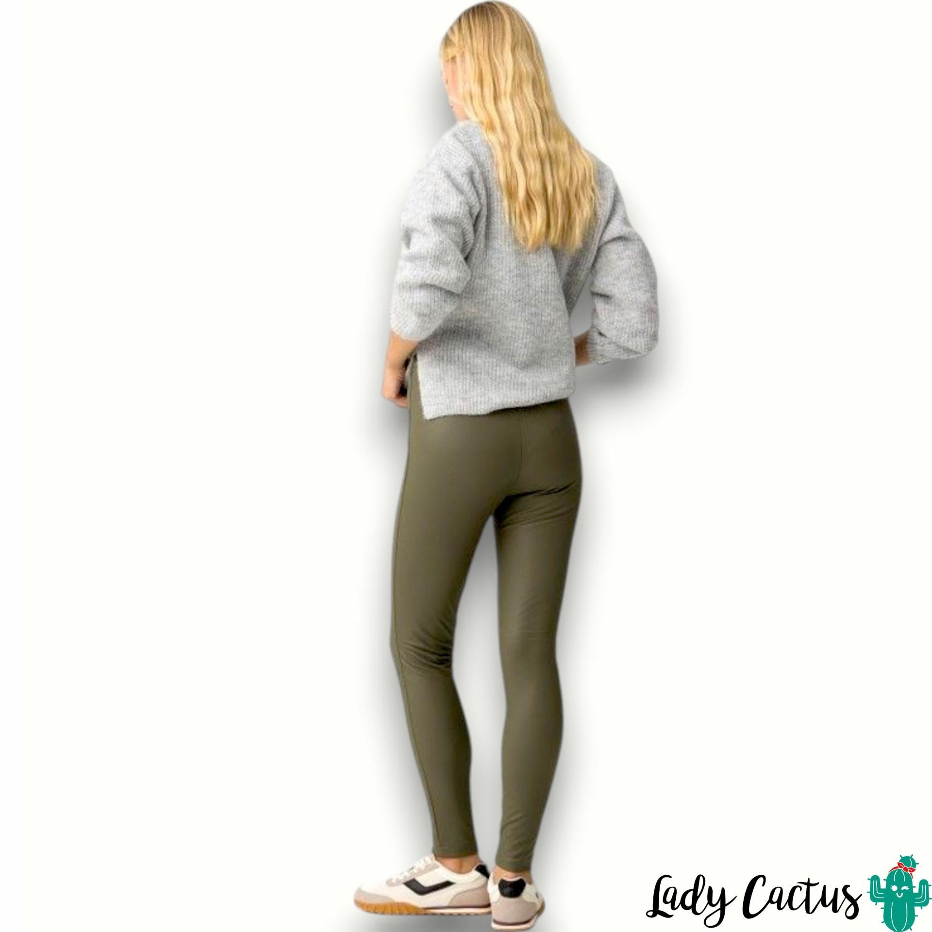 Leggings en tejido elástico para libertad de movimiento