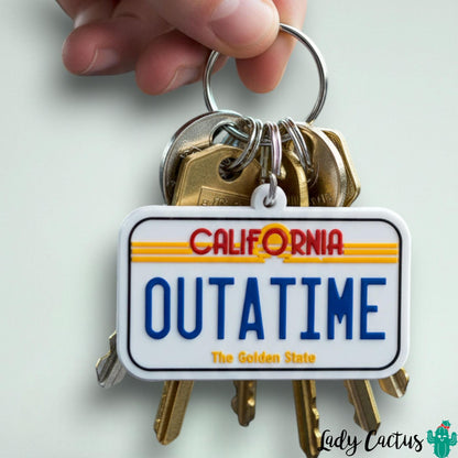 Llavero Regreso Al Futuro Outatime