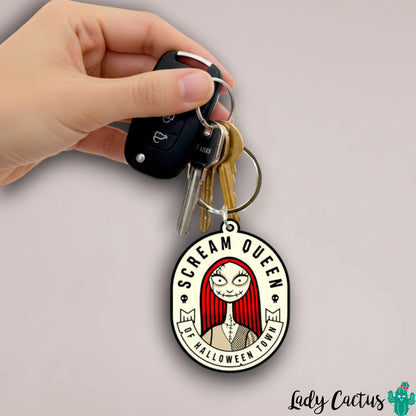 Llavero Sally Scream Queen Pesadilla Antes Navidad