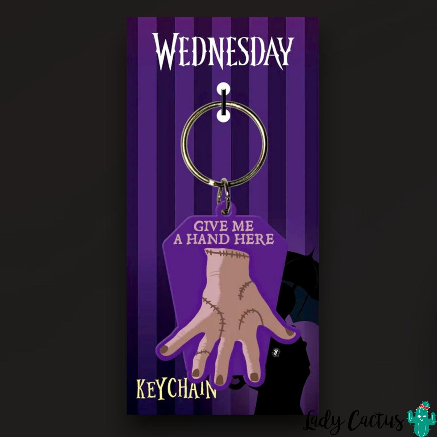 Llavero Mano Cosa Miercoles Addams Give Me A Hand