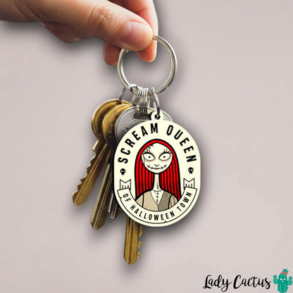 Llavero Sally Scream Queen Pesadilla Antes Navidad