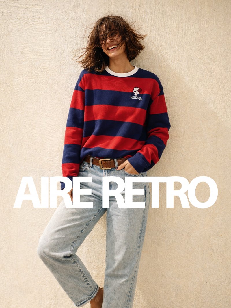 Prenda de diseño español fabricada en Portugal marca Aire Retro