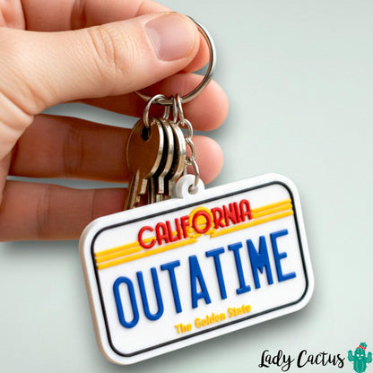 Llavero Regreso Al Futuro Outatime
