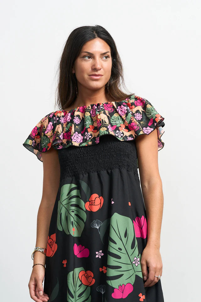 Outfit primaveral con el vestido de Anabel Lee